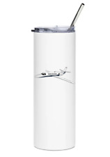 Cessna Citation Encore Stainless Steel Water Tumbler with straw - 20oz. picture
