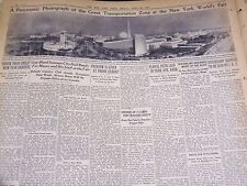 1939 APRIL 28 NEW YORK TIMES - FAIR NEARLY READY FOR OPENING - NT 3043 picture