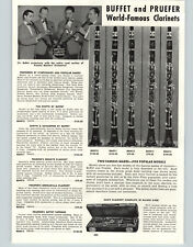 1941 PAPER AD Buffet Pruefer Clarinet Evette Schaeffer Frankie Master Orchestra picture