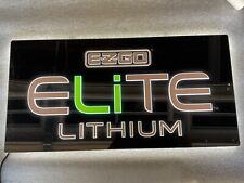E-Z-GO Elite Lithium Illuminated Dealer Sign Man Cave Garage picture