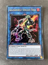 BLAR-EN089 Salamangreat Sunlight Wolf Yu-Gi-Oh Card Ultra Rare 1st Edition picture