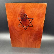 Brotherhood of Carpenters and Joiners Union Made Star of David Wood Box Vintage picture
