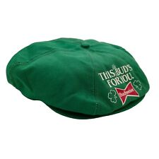 VTG 70s 80s Funny ST. PATRICKS DAY THIS BUDS FOR YOU GREEN SNAPBACK CAP HAT picture