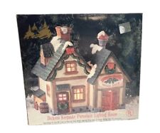 Dickens Keepsake Santas Workshop 1994 Christmas Village PorcelainBuilding  Light picture