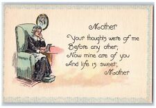 Bamforth Postcard Mother Your Thoughts Were Of Me Before Any Other c1910's picture