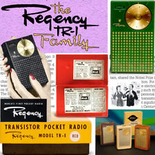 Regency TR-1 world's first transistor radio color book with history, facts & pix picture