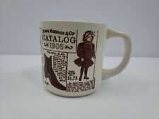 Vintage Sears Roebuck & Co. Catalog 1906 Coffee Mug Cup Nostalgia Ad~Graphophone picture