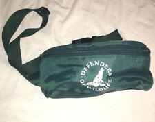 DEFENDERS OF WILDLIFE Fanny Pack BAG Animal RARE Eco VTG Grizzly Bear Logo  picture