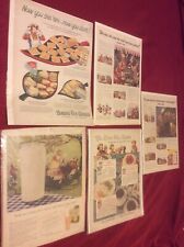 Vintage Bordens Dairy Advertisements set of 5 Collectibles picture