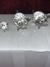 Beautiful Swarovski Crystal Pigs Set Of 3 picture