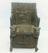 RARE ANCIENT EGYPTIAN ANTIQUE TUT Throne Chair Tutankhamen Egypt History picture