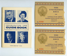 1965 Political Booklet Inauguration Ceremony Ticket Stubs Ball Lyndon B. Johnson picture