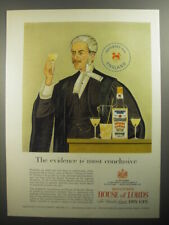 1956 Booth's House of Lords Gin Ad - The evidence is most conclusive picture