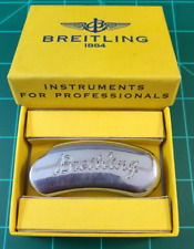 Breitling Collectible Vintage Steel Lighter Case ~ Original picture
