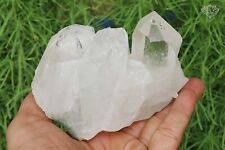 Clear White Himalayan Samadhi Quartz Cluster 560gm Healing Minerals Raw Specimen picture