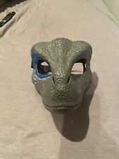  Jurassic World Velociraptor Blue Dinosaur Moving Mask Role Play Mattel 2018 picture