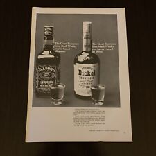 1969 George Dickel Tennessee Whiskey Print Ad Original Vintage Jack Daniel’s picture