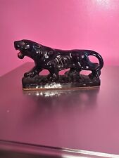 Vintage Porcelain Black Panther 8 Inches picture
