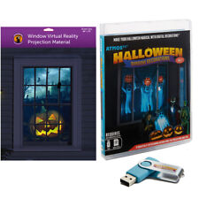 AtmosFX Halloween Digital Decoration Kit - Videos & Screen Included picture