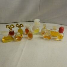 Lot of 11 Mini glass Perfume bottles - with Longing by Coty 1/8 oz Perfume - EuC picture