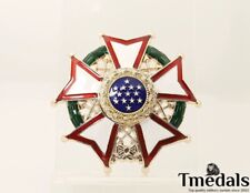 Cased USA U.S. Order Badge LEGION OF MERIT MEDAL CHIEF COMMANDER GRADE WW2 nice picture