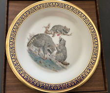 Lenox/Boehm Woodland Wildlife Limited Annual Collector's Plate 1973: Racoon picture