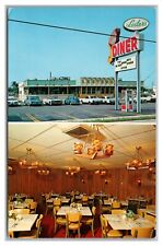 Postcard FL Fort Lauderdale Florida Lester's Diner Dual View Telephone Booth H29 picture