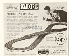 1960 Tri-ang Scalextric Slot Car Racing Set Vintage Toy Magazine Ad picture