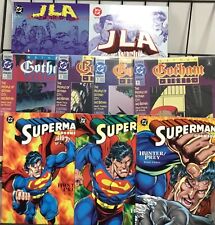 DC Comics JLA World Without Grownups 1-2, Gotham Nights 1-2, Superman Doomsday picture