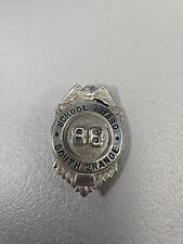 Vintage School Guard Metal Silver Color Badge #88 Obsolete South Orange NJ picture