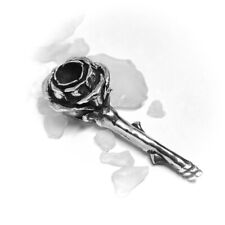 Rose Head Sterling Silver Pipe picture