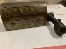 Vintage Veeder-Root Mechanical 5- Digit Counter Works/Made In Bristol.USA A-148 picture