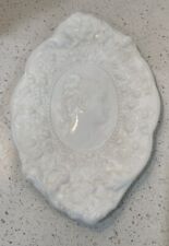 Fostoria Jenny Lind Vanity Tray Milk Glass picture