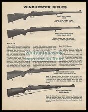 1982 WINCHESTER Model 70 XTR, Varmint, 70 African Rifle AD w/ original prices picture