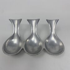 Vintage Crown & Rose Cast Pewter ( Swan Ries) Triple Pipe Holder ?? RARE picture