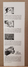 1953 Leica 35mm Camera Print Ad Worlds Most Famous Camera picture