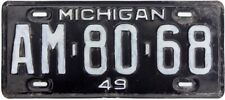 1949 MICHIGAN license plate  (GIBBY GOOD) picture