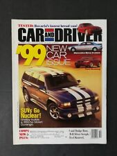 Car & Driver Magazine October 1998 1999 Shelby Durango - Camaro Z28 SS - 223 picture