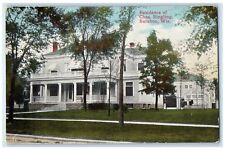 c1910s Residence Of Chas. Ringling Exterior Baraboo Wisconsin WI Trees Postcard picture
