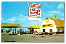 c1960 Your Highway Host Conoco Kopper Restaurant Missouri Valley Iowa Postcard picture