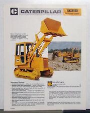 1979 Caterpillar 931B Track Type Loaders Construction Sales Tri-Folder picture
