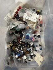 Lot 3.5 pounds vintage clothing Sewing Scrapbooking crafts Decorating buttons picture
