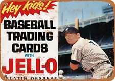 Metal Sign - 1962 Mickey Mantle and Jell-O -- Vintage Look picture