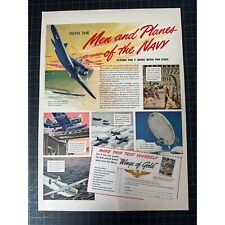 Vintage 1940s US Navy Print Ad picture