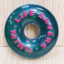 Life Savers Minis Green Apple Round Plastic Container Empty Candy Advertising picture