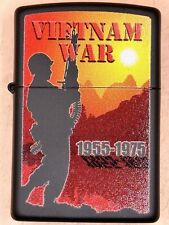 2020 Vietnam War 1955-1975 Black Matte Zippo Lighter NEW picture