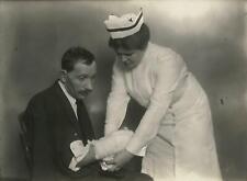 c. 1920's Nurse and Patient in Clinic Photograph by Lewis Hine picture