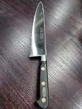 Vintage Sabatier  Butcher Chef Carbon Steel Knife 8” Blade picture