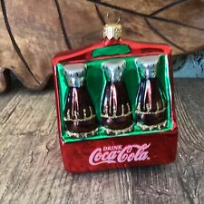 Kurt Adler Polonaise Vintage Komozja Coca-cola 6 Pack Six Pack Christmas Holiday picture