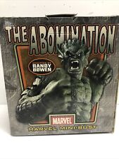 The Abomination Marvel Mini-bust 6” Sculpted By Randy Bowen 2005 picture